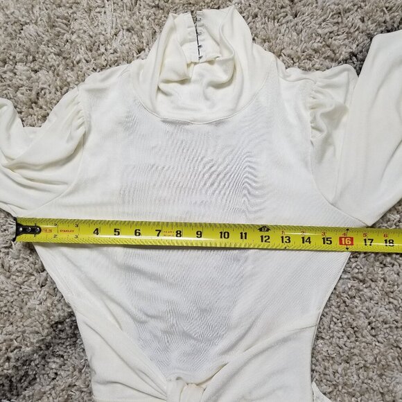 NWT Free People X REVOLVE Bring It Back Bodysuit Ivory Size Large - Picture 7 of 8